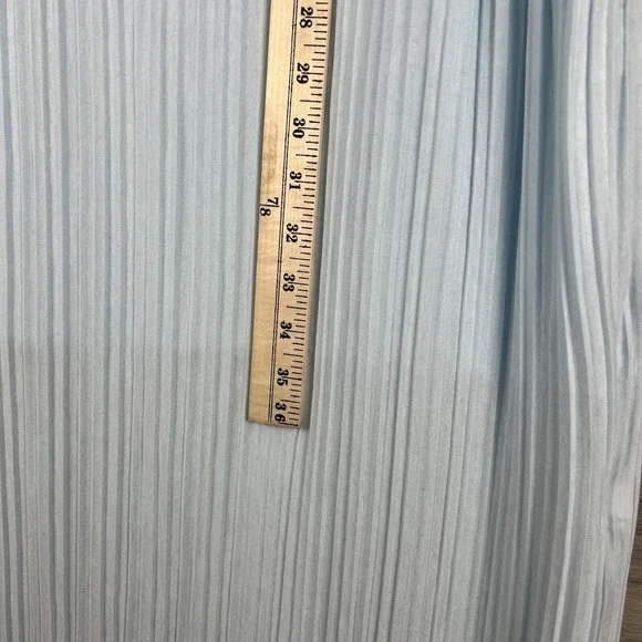 A New Day Maxi Dress Womens Large Blue Ribbed Sleeveless Round Neck Lagenlook - Picture 14 of 15